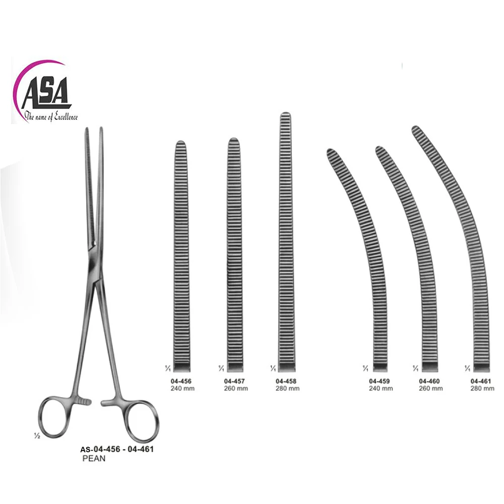 Pean hemostatic forceps 140mm tip hemostatic forceps high quality