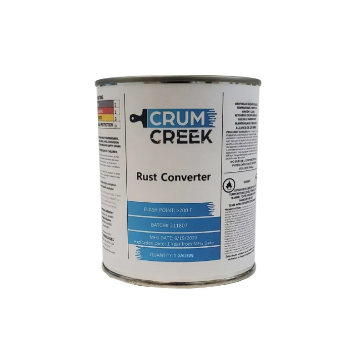 Ultimate Product Crum Creek Rust Converter Chemically Change Rust on Metal Surfaces to Stop Corrosion