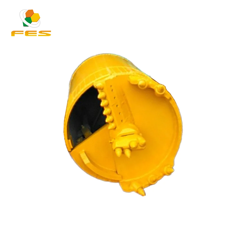 Professional manufacturer high quality drilling bucket with flat teeth heavy duty for clay in China