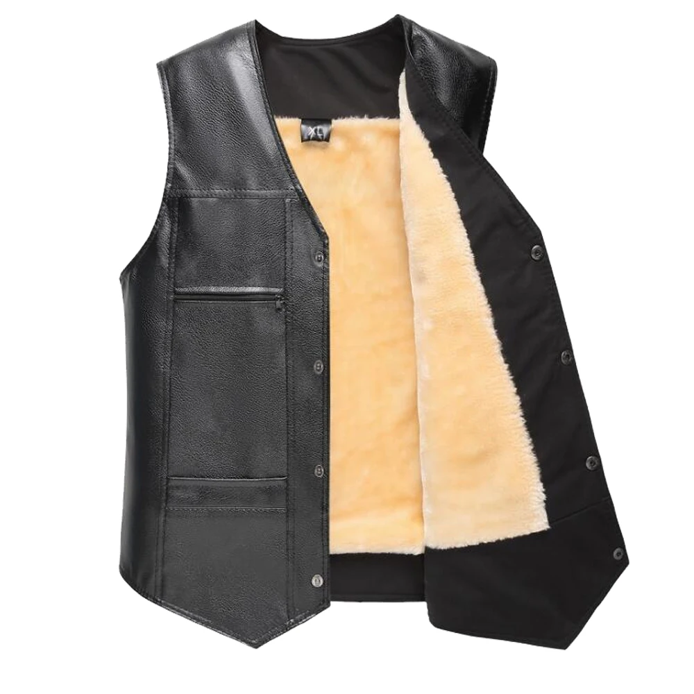 2020 west Лидирующий бренд мужские кожаные жилеты больших размеров из натуральной овечьей кожи жилет мягкие черные мужские мотоциклетная куртка одежда