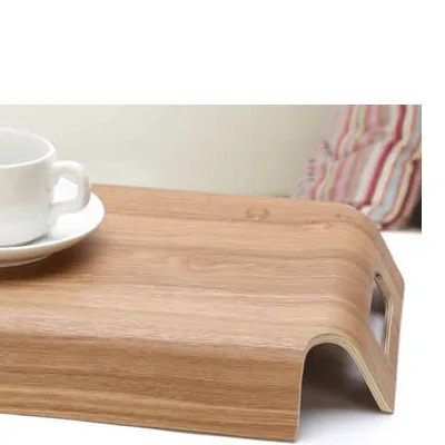 Wooden Handmade Serving Tray for Dining Table and Kitchen Square Shape Serving Tray For Fruit cake Snack Wholesale