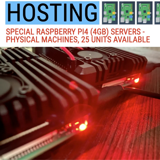 
Raspberry pi4 server based hosting 