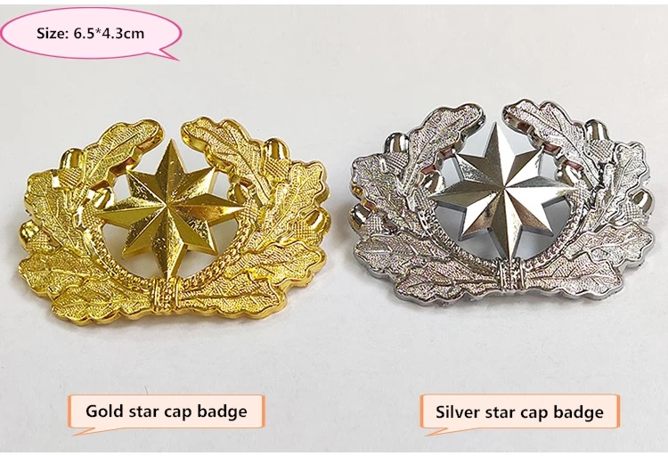 blazer royal navy officers bullion cap badges Customize Plating  cap badge Top Selling Cap Badge