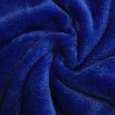 Shine Blue Color Mohair Blanket soft doll custom stuffed animal plush fabric stuffed animal plush pillow toy for travel