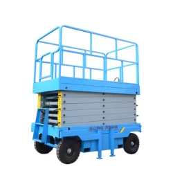 Qiyun 4m Mobile Scissor Lift Used for Construction Building, Factory, Warehouses,Aerial Working