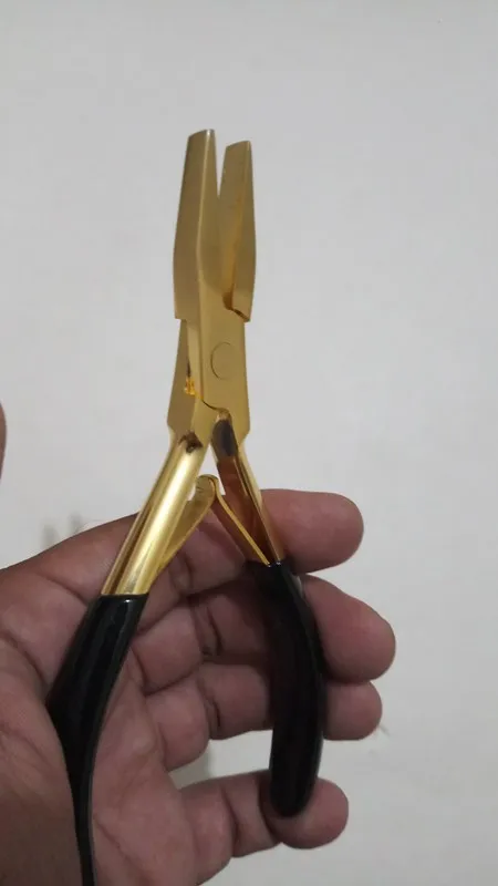 hair extension pink pliers kit with 50 micro link beads 2 pink