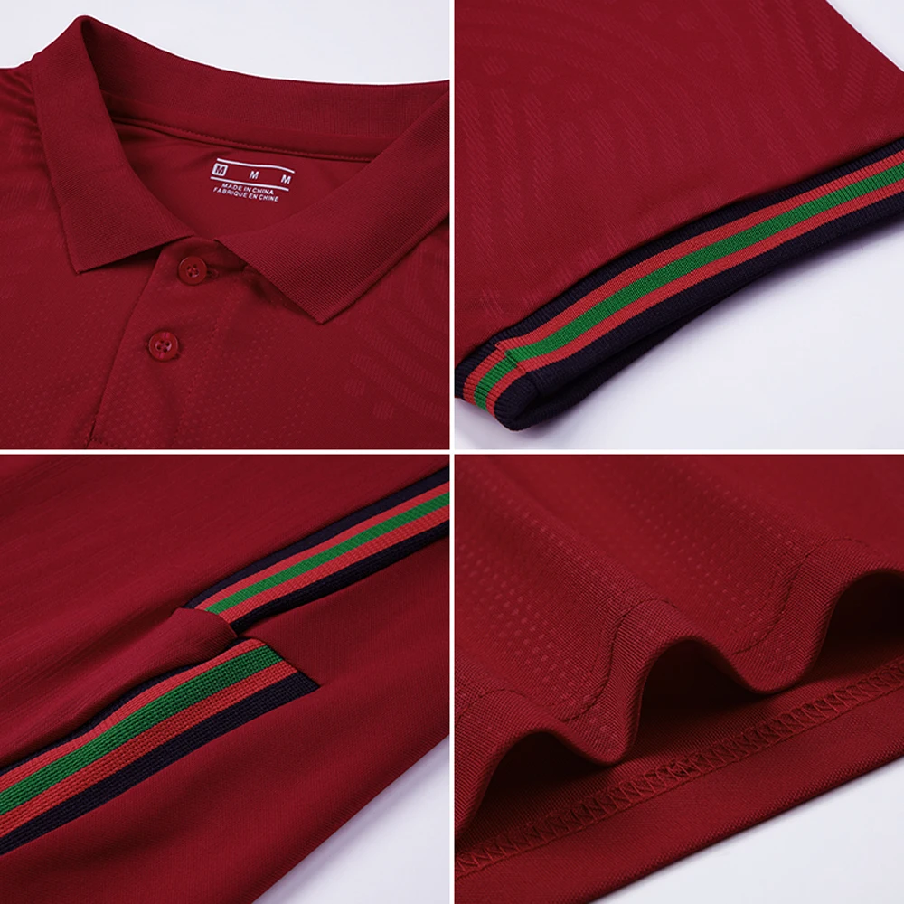 2023 Premium cool blank adults soccer jerseys polo-neck soccer wear national uniform