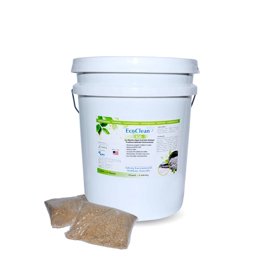 Wholesale EcoClean 102 - 25 Lbs - For Dissolve Algae And Odor Related Problems Saltwater Environments