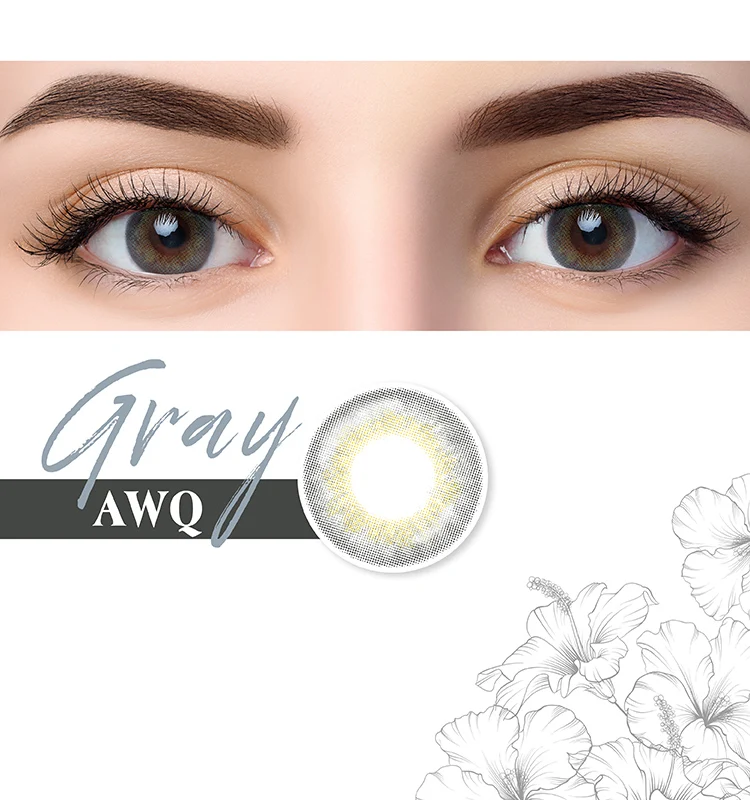 Hot Sale Available Eye Lens Daily Gray Contact Lenses