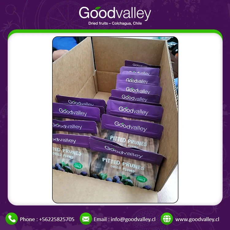 Organic Freeze Dried Plum Fruit Dried Pitted Prunes Size 60/70 Premium Grade