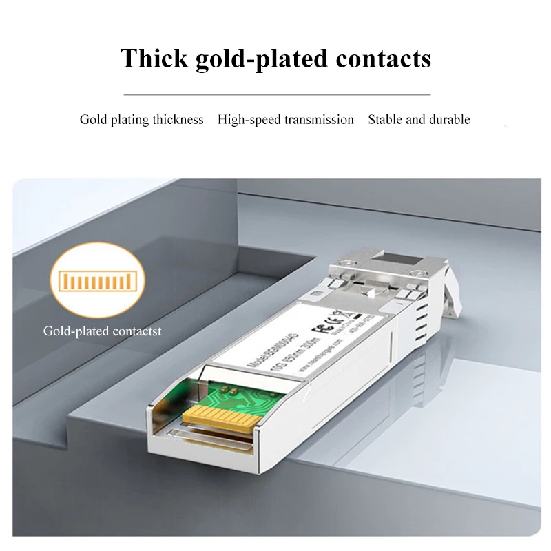 Двойной SFP модуль приемопередатчика одинарный 1 25G 850nm 500M DDM двойной LC разъем