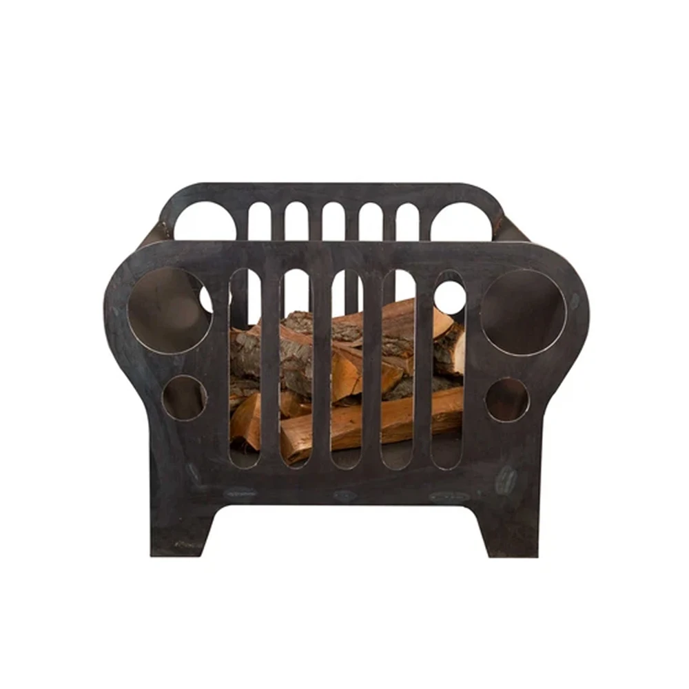 
Flaming Jeep Steel Fireplace Bonfires For Garden Outdoor Fire Place Portable Bonfire 