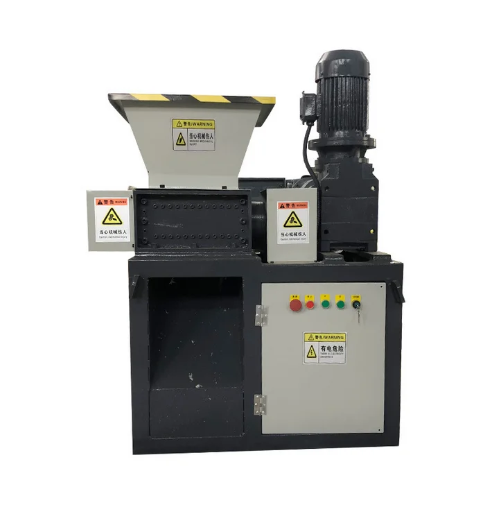 Fabric Shredding Double Shaft Shredder Machine Small Textile Shredder