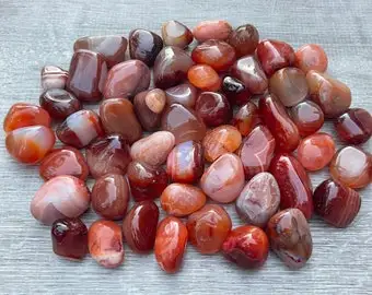 Red Carnelian Tumbled Stone Bulk Healing Tumbled Stone