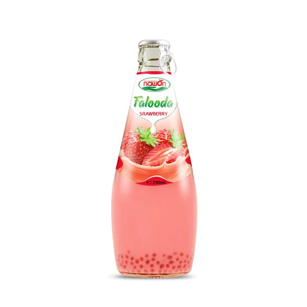 290ml NAWON Falooda Drink Banana Flavor OEM Provider Wholesale Price Falooda Glass Manufacturer Made in Vietnam