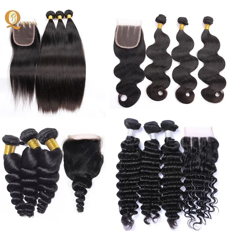 12a 100% Raw Brazilian Human Hair Bundles With HD Lace Frontal Closures Mink Cuticle Aligned Virgin Hair Weave Extension Vendors