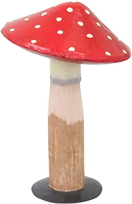 Изготовленный На Заказ Металл абстракция Деревянный Гриб скульптура для украшения сада приготовления пищи на воздухе декоративно-прикладного искусства гриб вакуумно