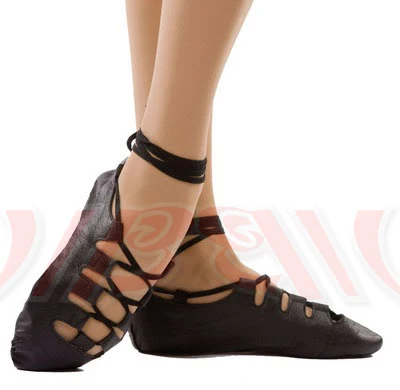 Eco-friendly material irish ghillies suede sole leather dance shoes