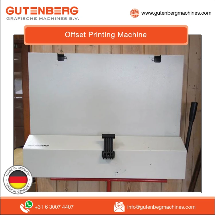 Nominal Price Hot Selling Used Offset Printing Machines from Trusted Dealer