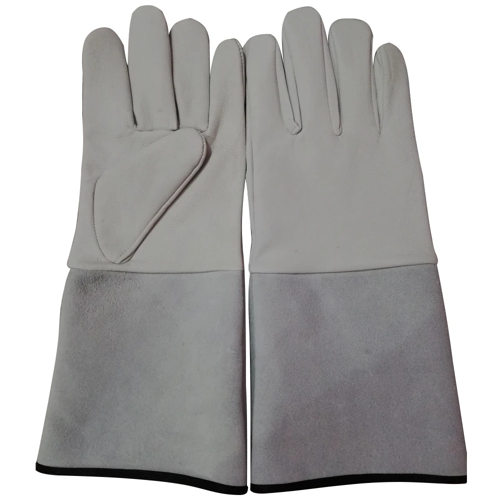 Dark Yellow cow split leather heat resistant welding apron/Best leather apron for men/Heavy duty flame resistant leather apron