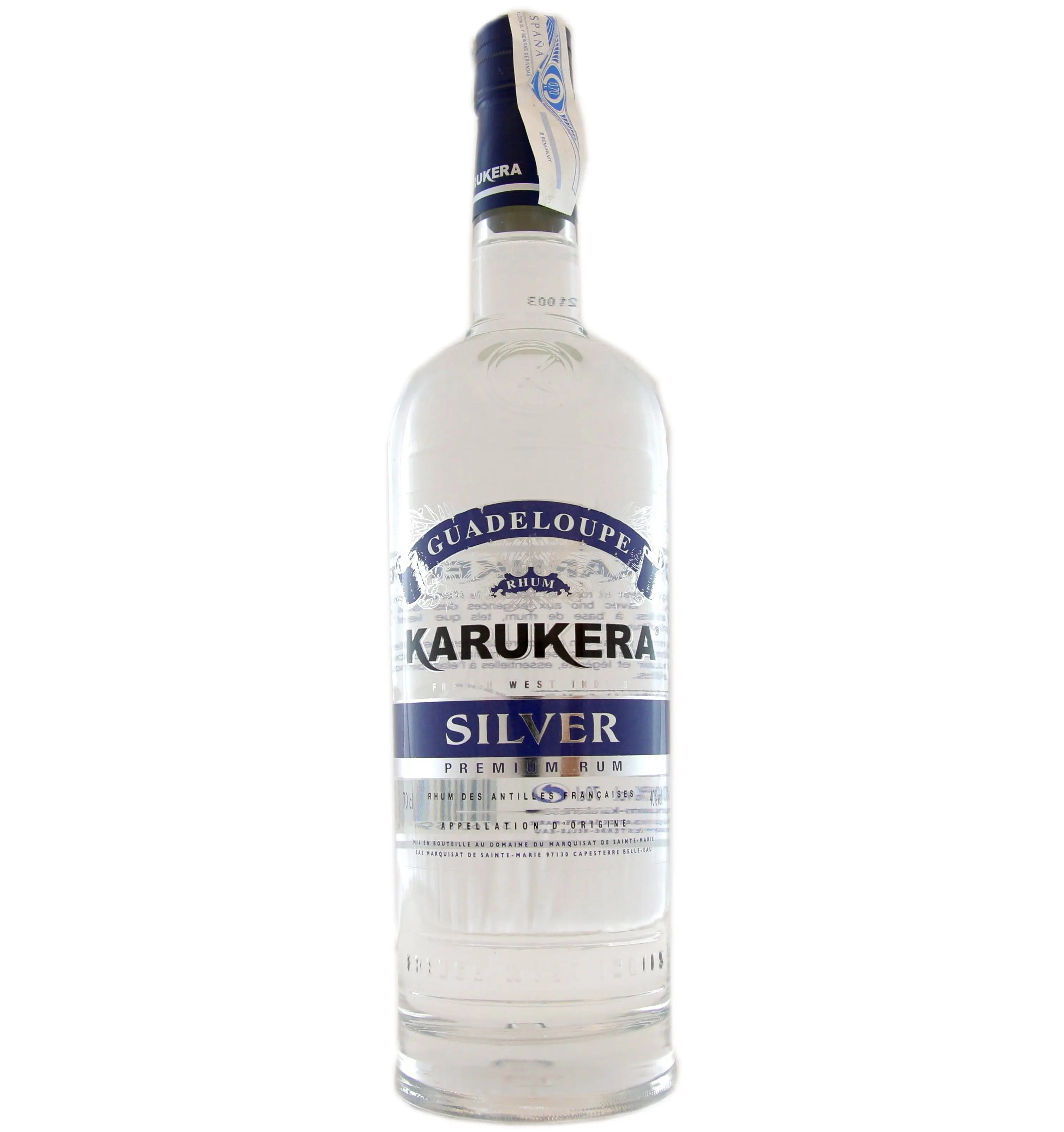 
Ron Karukera Silver Rum 0,70 Litros 40% (R) 0.70 L. 