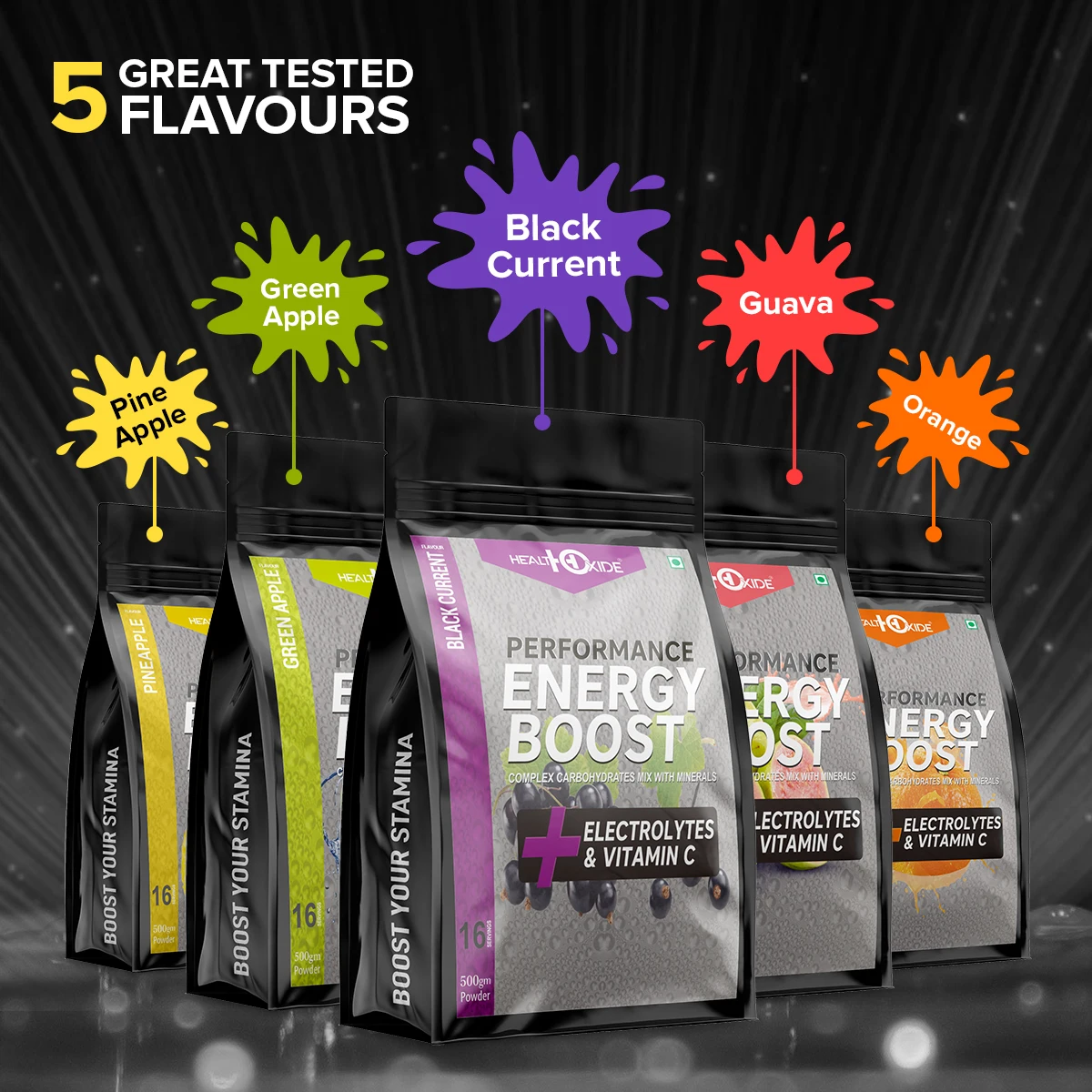 Wholesale Supplier of Best Quality Natural 500 gm Energy Boost Powder