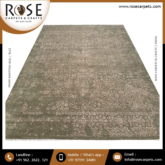 
Hand Knotted Wool Rugs 
