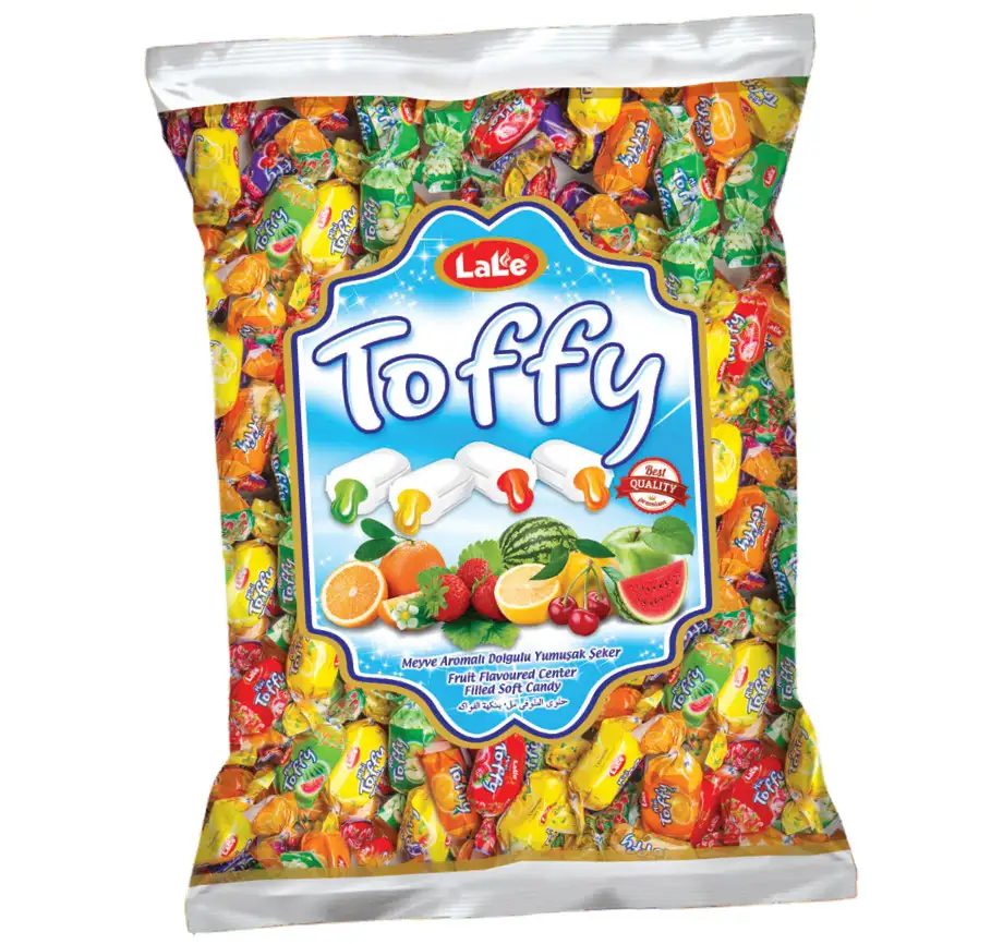  Мягкие фруктовые конфеты MINI TOFFY с центральным заполнением похожие на DAMLA