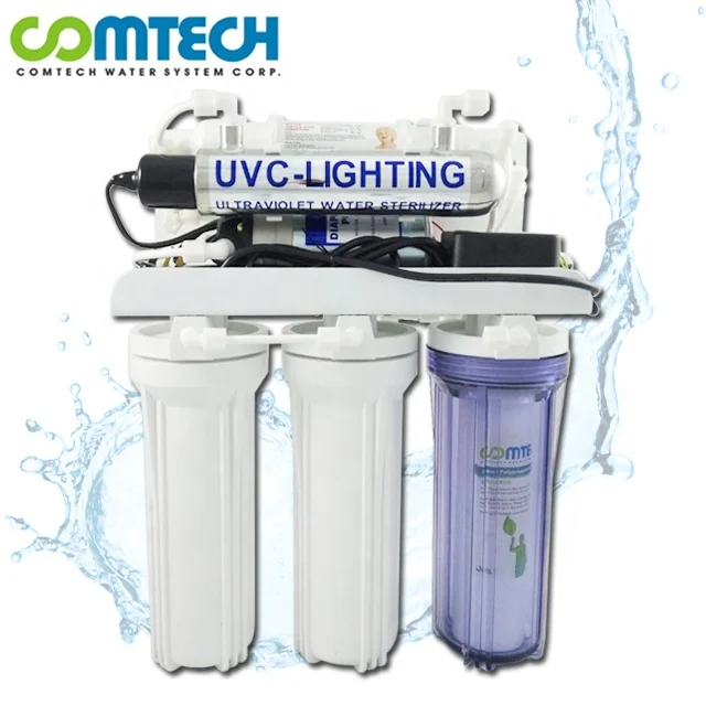 UV 6-Stage Under Sink Home R.O. System