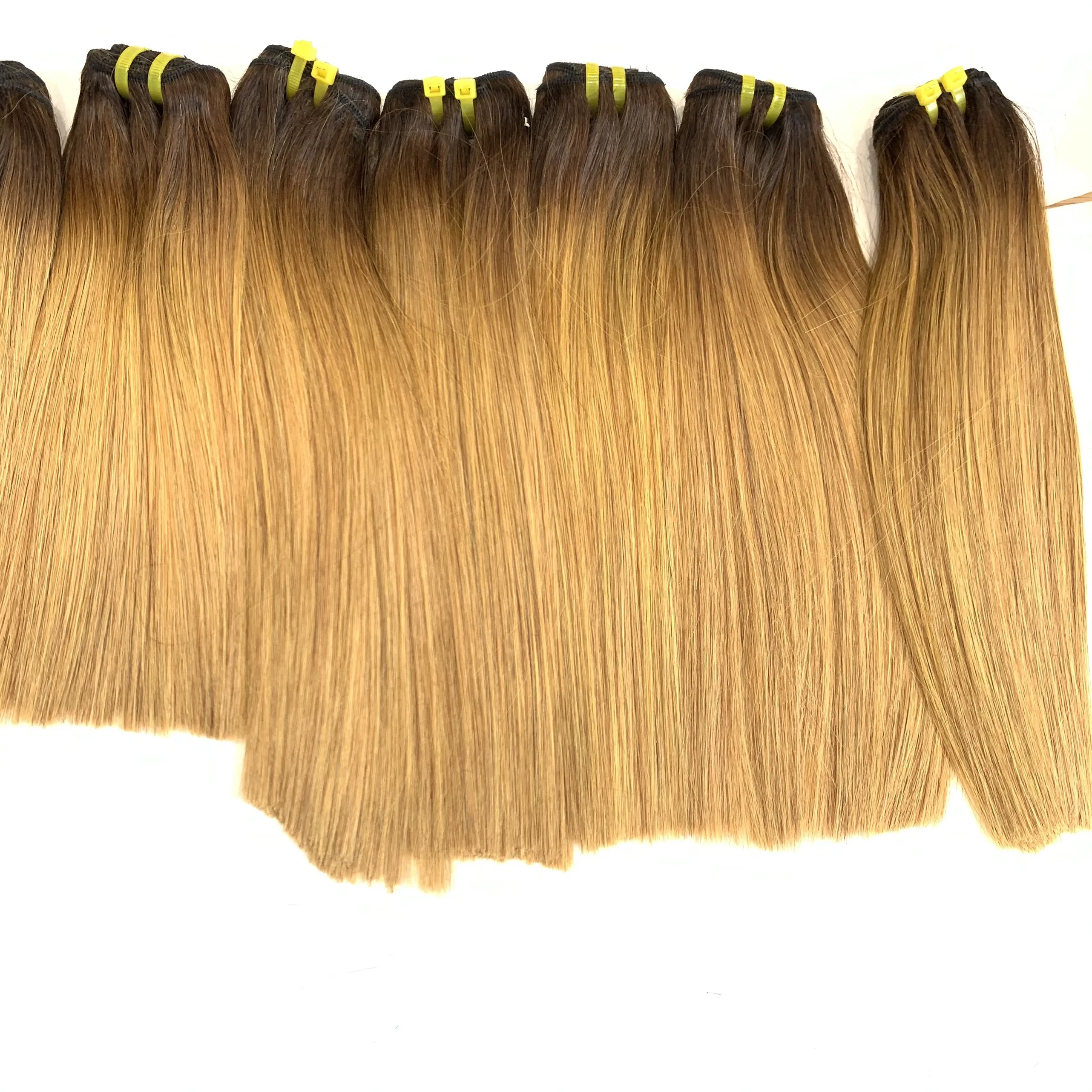 Бесплатные образцы прядей remy необработанные поставщики оптовая продажа высококачественных волос Оптовая Вьетнам 100% человеческие волосы