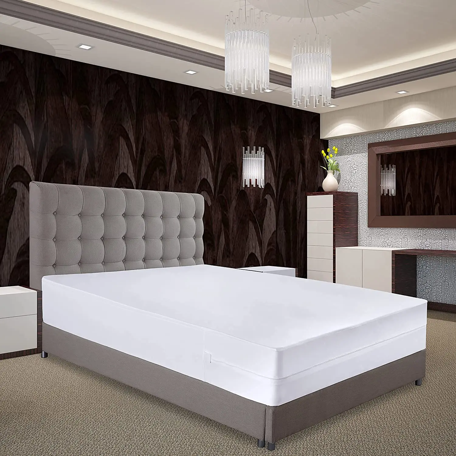 Utopia Bedding Zippered Mattress Encasement - Bed Bug Proof, Dust Mite Proof Mattress Cover - Waterproof Mattress Protector