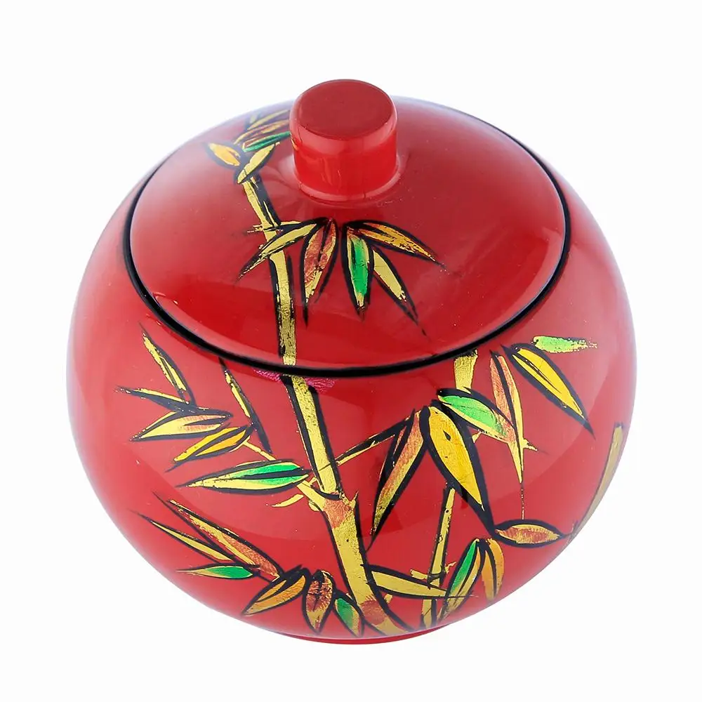 
Vietnam Exquisite Colourful Gift Lacquer Sugar Pot With Lid Whosale For Exporting Decoration For Home 