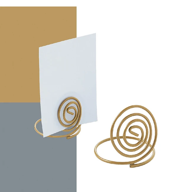 Золотистый Настольный держатель для карт