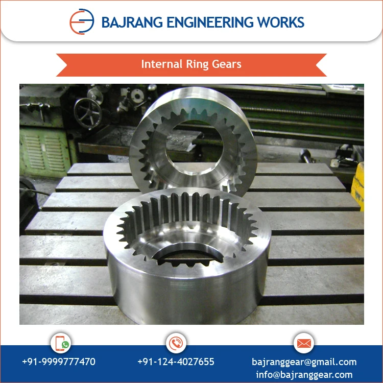 Best Market Price Alloy Steel Material Spur / Helical Tooth Profile Internal Ring Gears