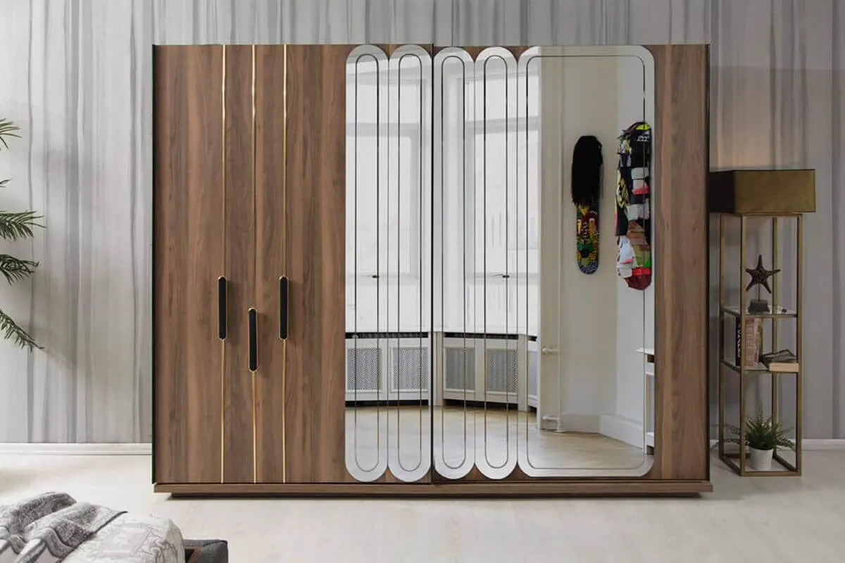 Bedroom Set Wardrobe Chest of Drawer Mirror Bed wth Storage Night Stand Modern istanbul style home living furniture (iDER Megan)