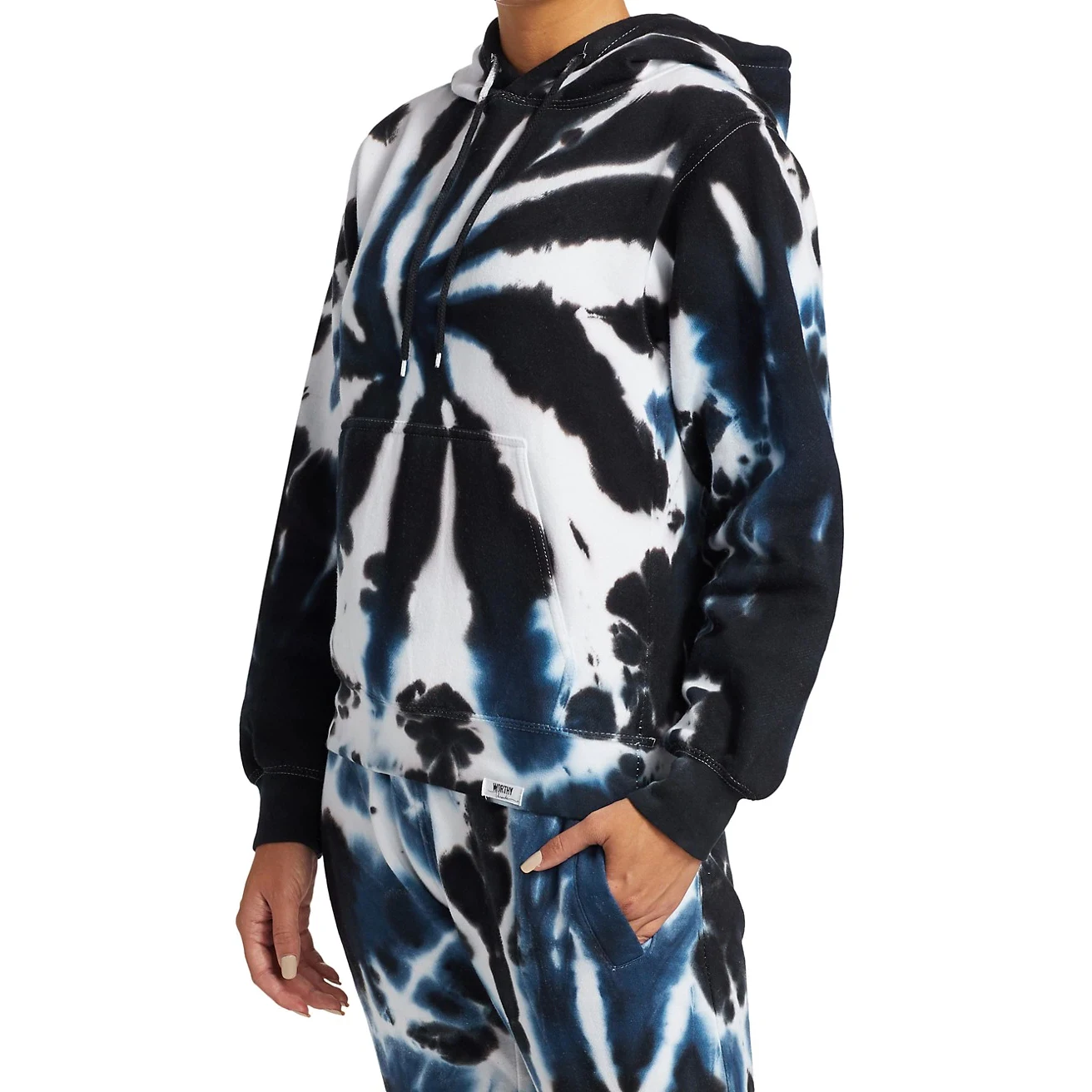 Quality Fabric Women Fashionable Tie Dye Hoodies