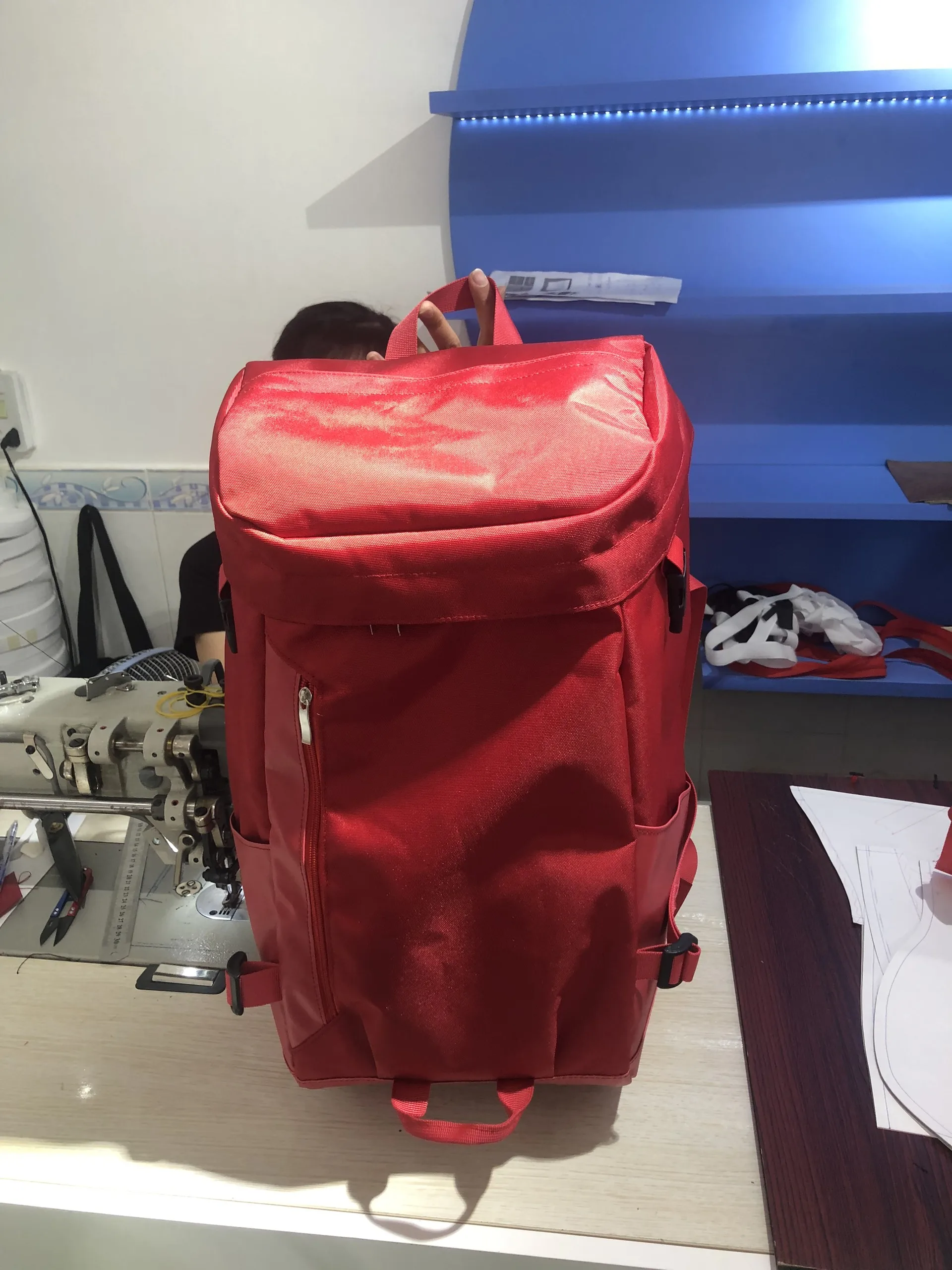 Рюкзак для ноутбука 900D из полиэстера черного цвета с логотипом на заказ деловой дорожный нейлоновый водонепроницаемый рюкзак