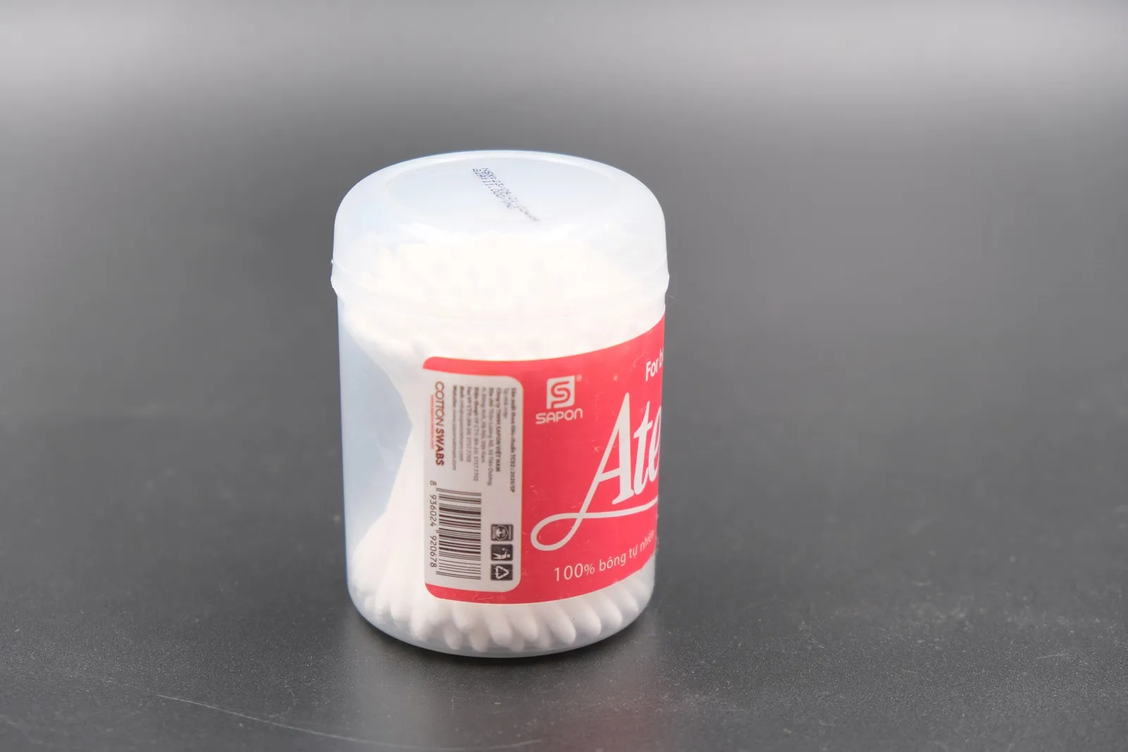 Высококачественные экологически чистые детские ватные палочки из пластика и чистого хлопка 120 шт.