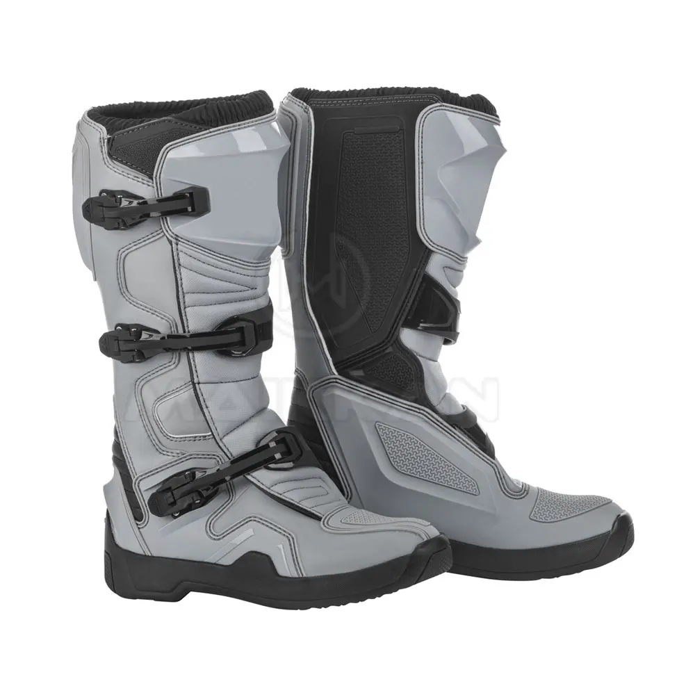 Motorcycle Shoes Riding Racing Comfortable Leather Motorbike Boot For Mens