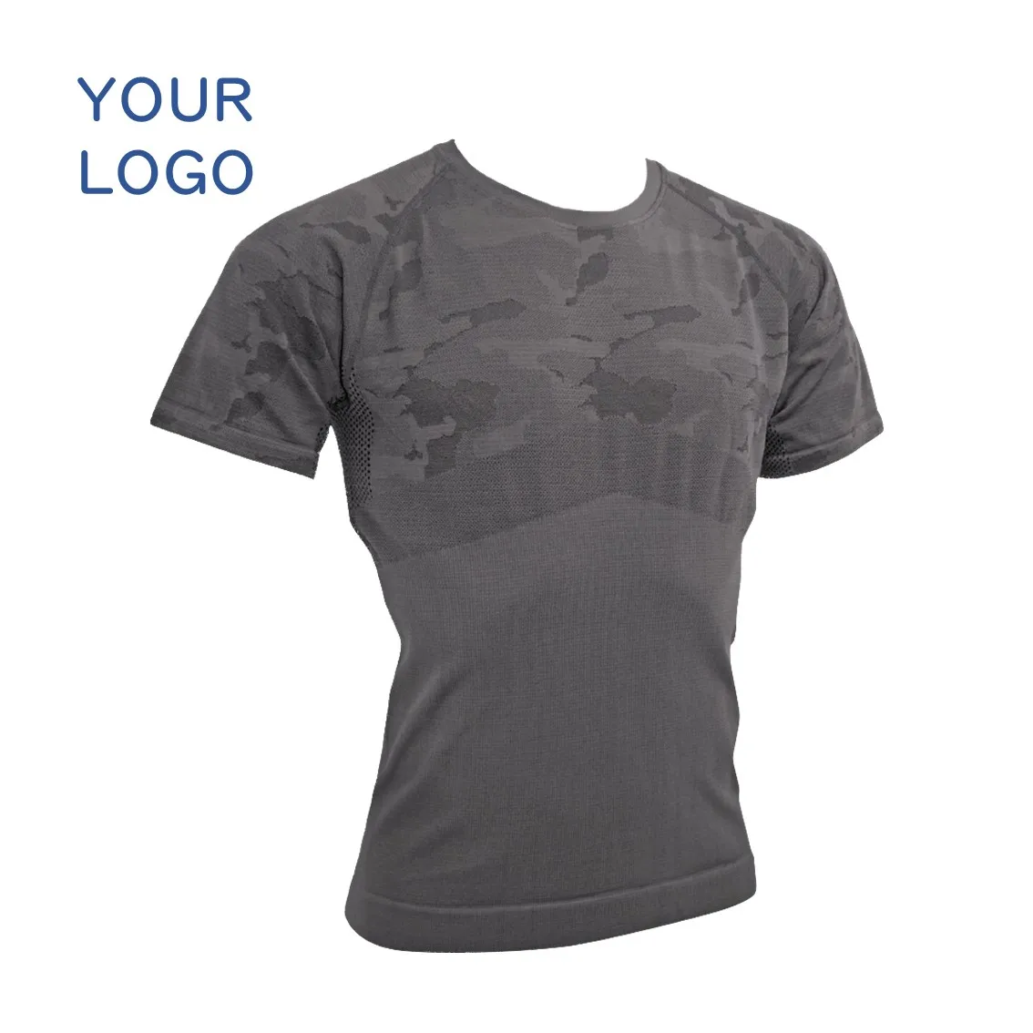 
t shirt manufacturer polyester seamless running t-shirt 