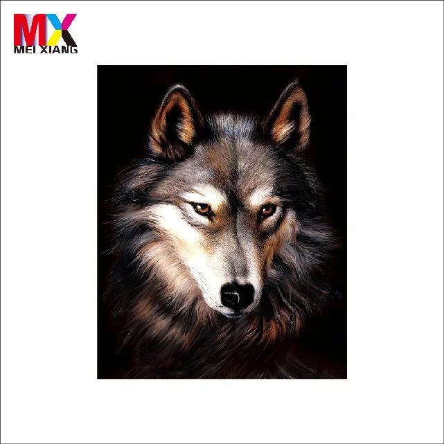 2023 Wolf Design 3d Lenticular Picture Nake 75LPI Lenticular FOR Home Decoration
