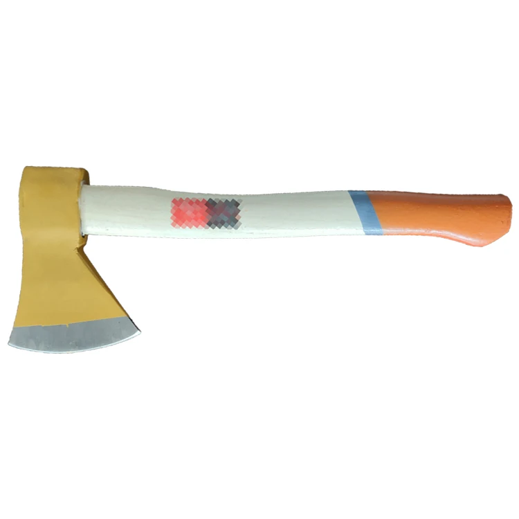 Type Damascus Hand Axe With Hickory Axe Handle