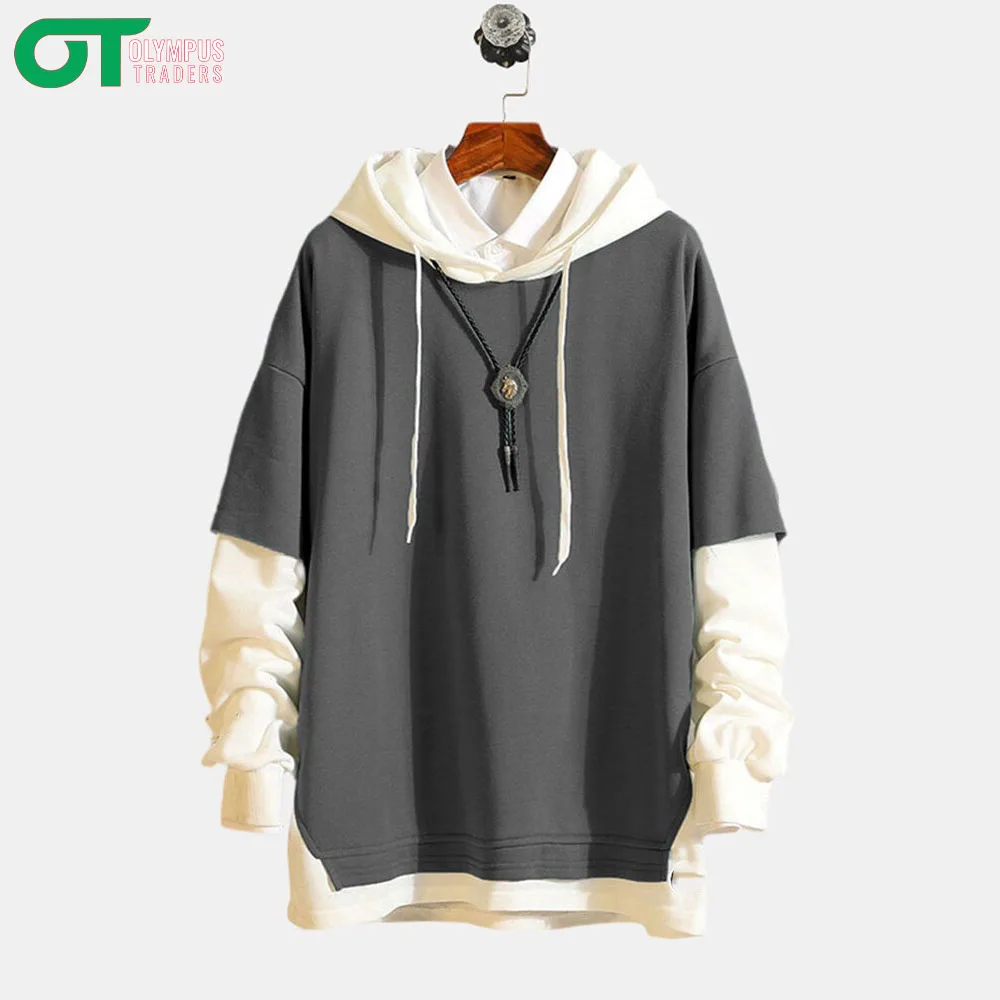 Мужские толстовки и свитшоты большого размера на заказ, 400 г/м2, 100% хлопок, флисовый пуловер с вашим логотипом