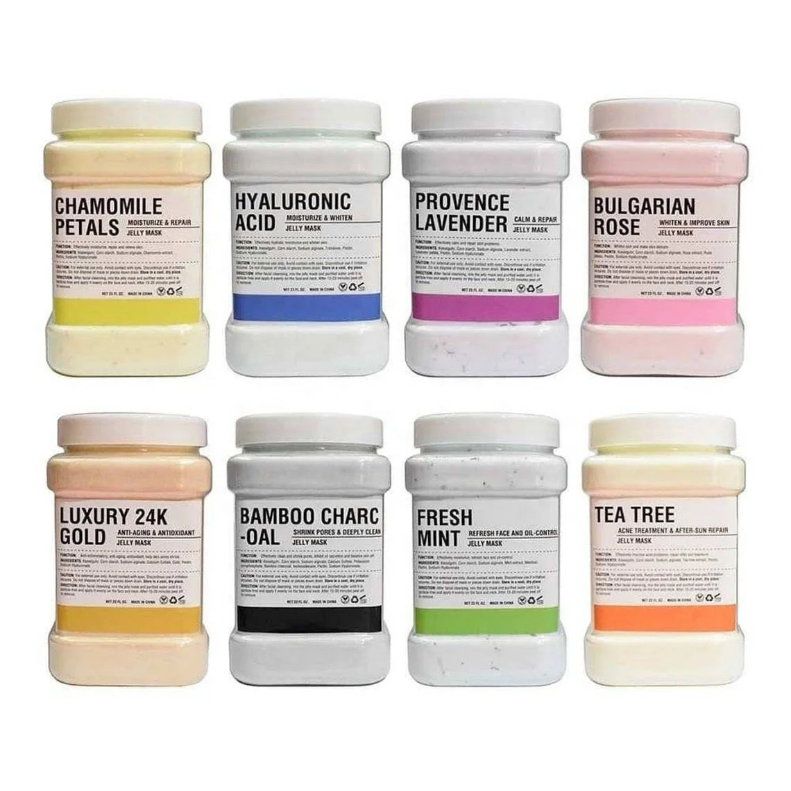 belleza 650g powder jelly mask skin care face detox brightening glowing activated charcoal hydrojelly rose petal powder mask