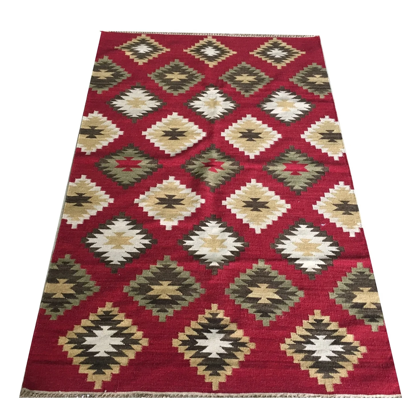 Latest Design Handwoven Multicolor Tribal Kilim