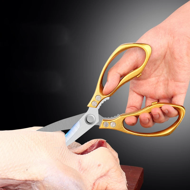 Индивидуальные съемные прочные многофункциональные Роскошные ультра острые 304 лезвия из нержавеющей стали кухонные ножницы