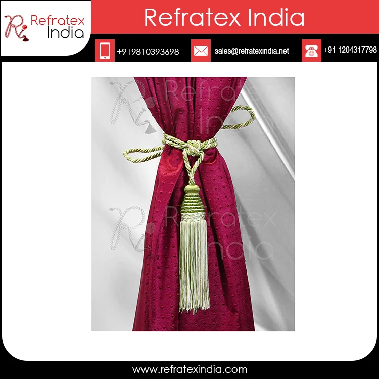 Последняя декоративные Изысканная штора подхват занавески задержи массовые поставки