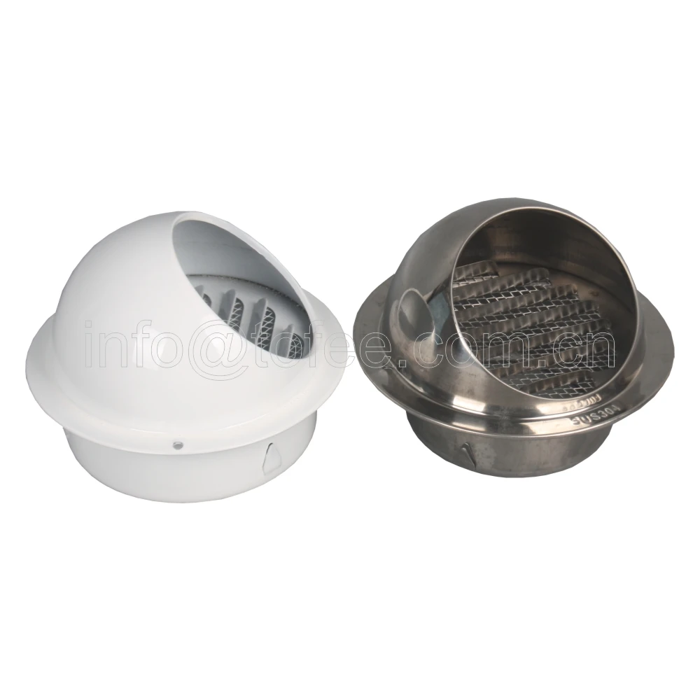 Weather proof Hooded Louvered Stainless Steel Vent louver