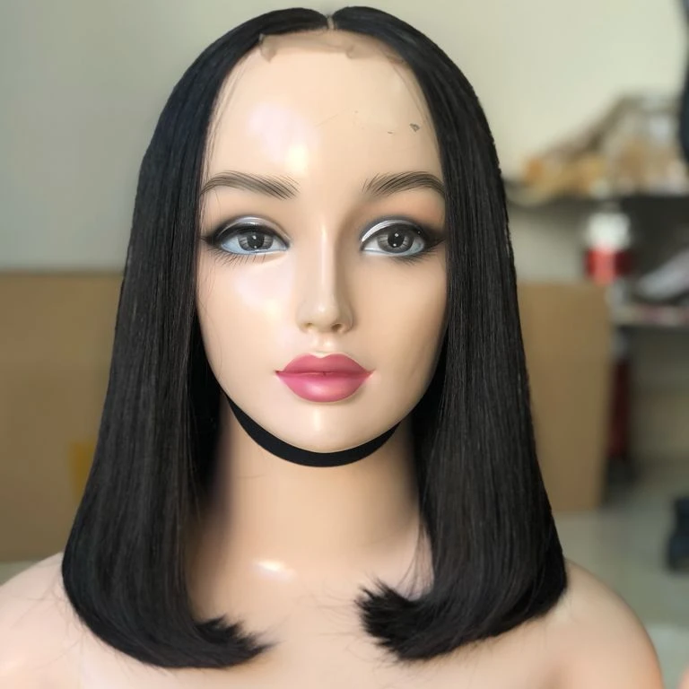 Прямые волосы Bob Wig Bone, необработанные волосы от оптового производителя