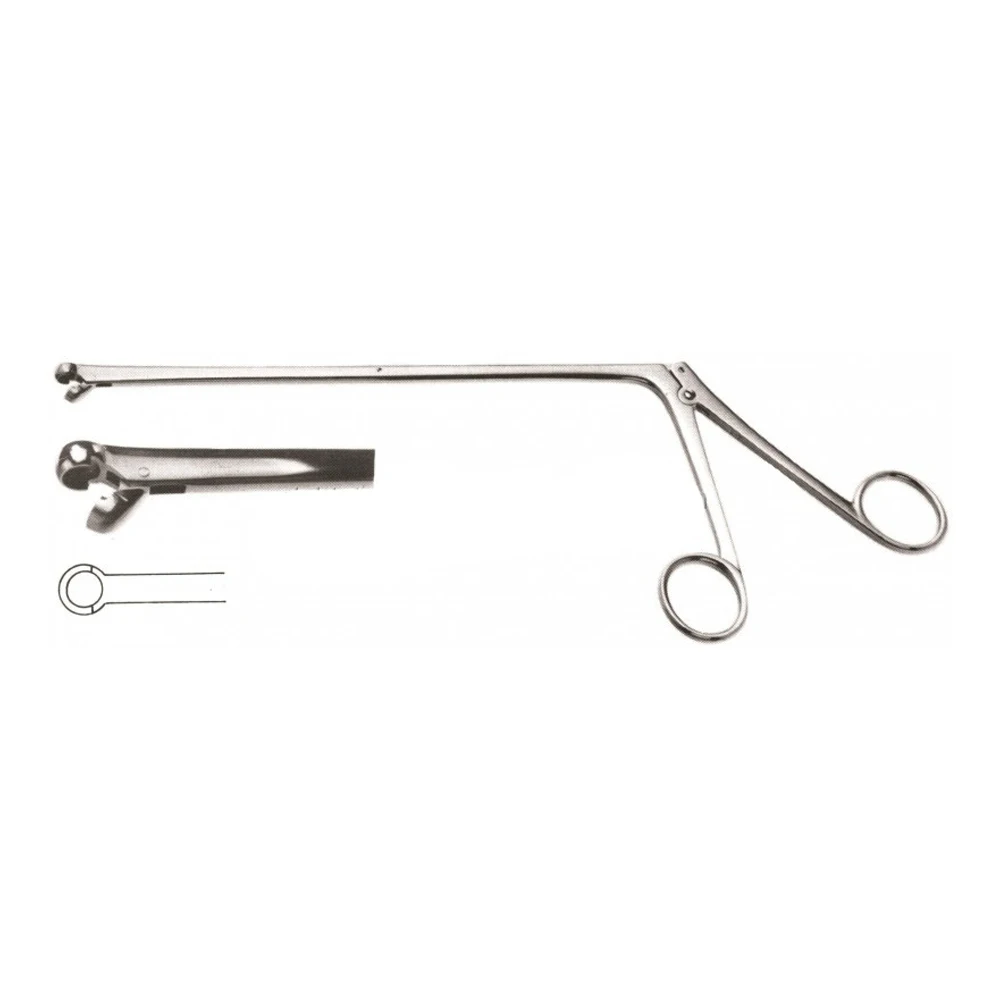 Щипцы для биопсии матки Бергера из высококачественной нержавеющей стали Размер 5 мм 29 см гинекологические инструменты
